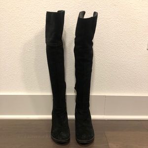 Thigh High Over The Knee Black Steve Madden Boots